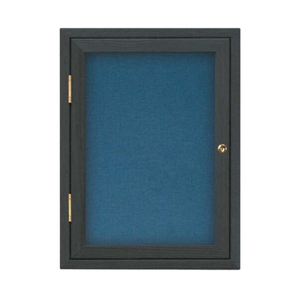 Sliding Glass Door Radius Letterboard, 72"x48", Bronze/Grey
